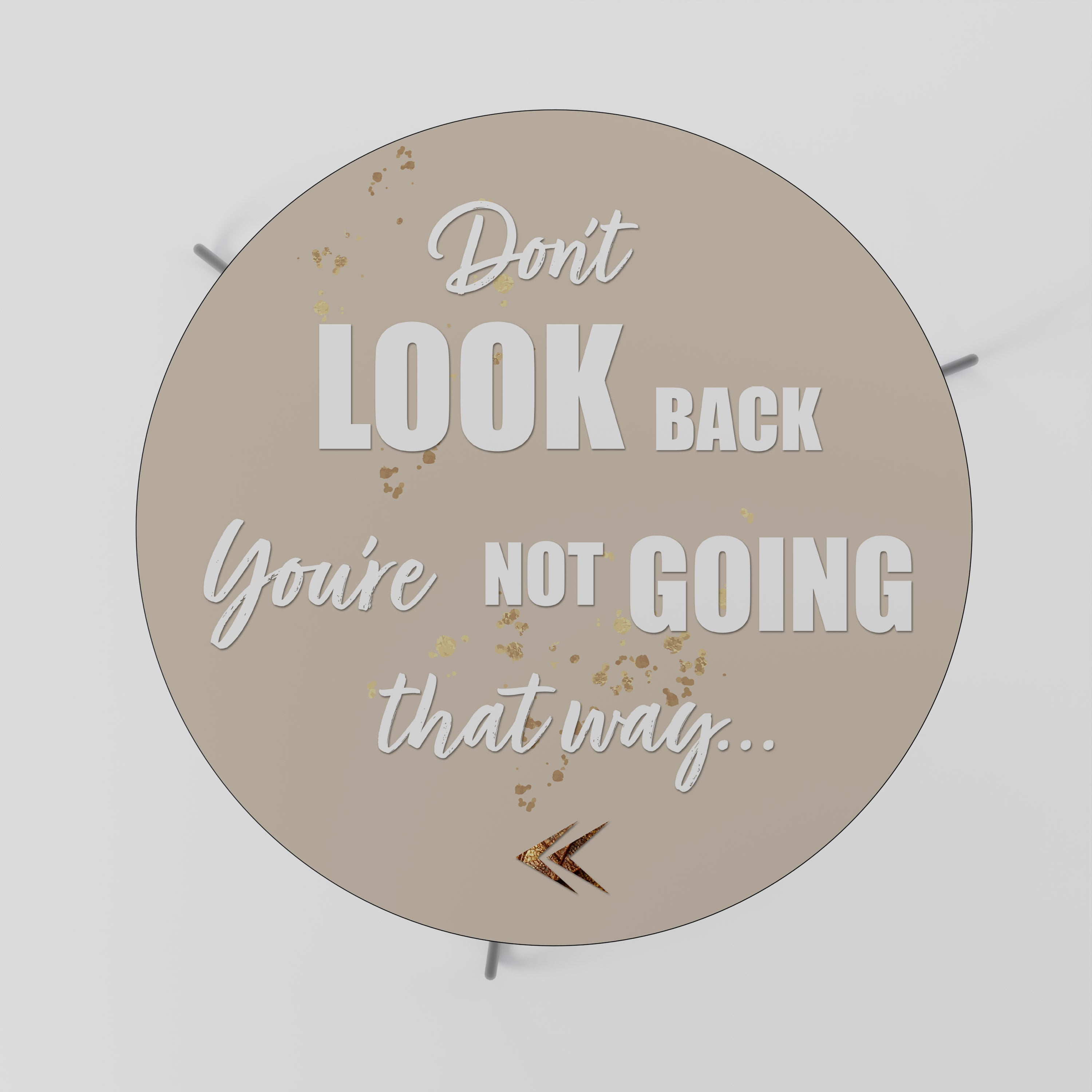 AVANCEZ COURAGEUSEMENT Table basse 69