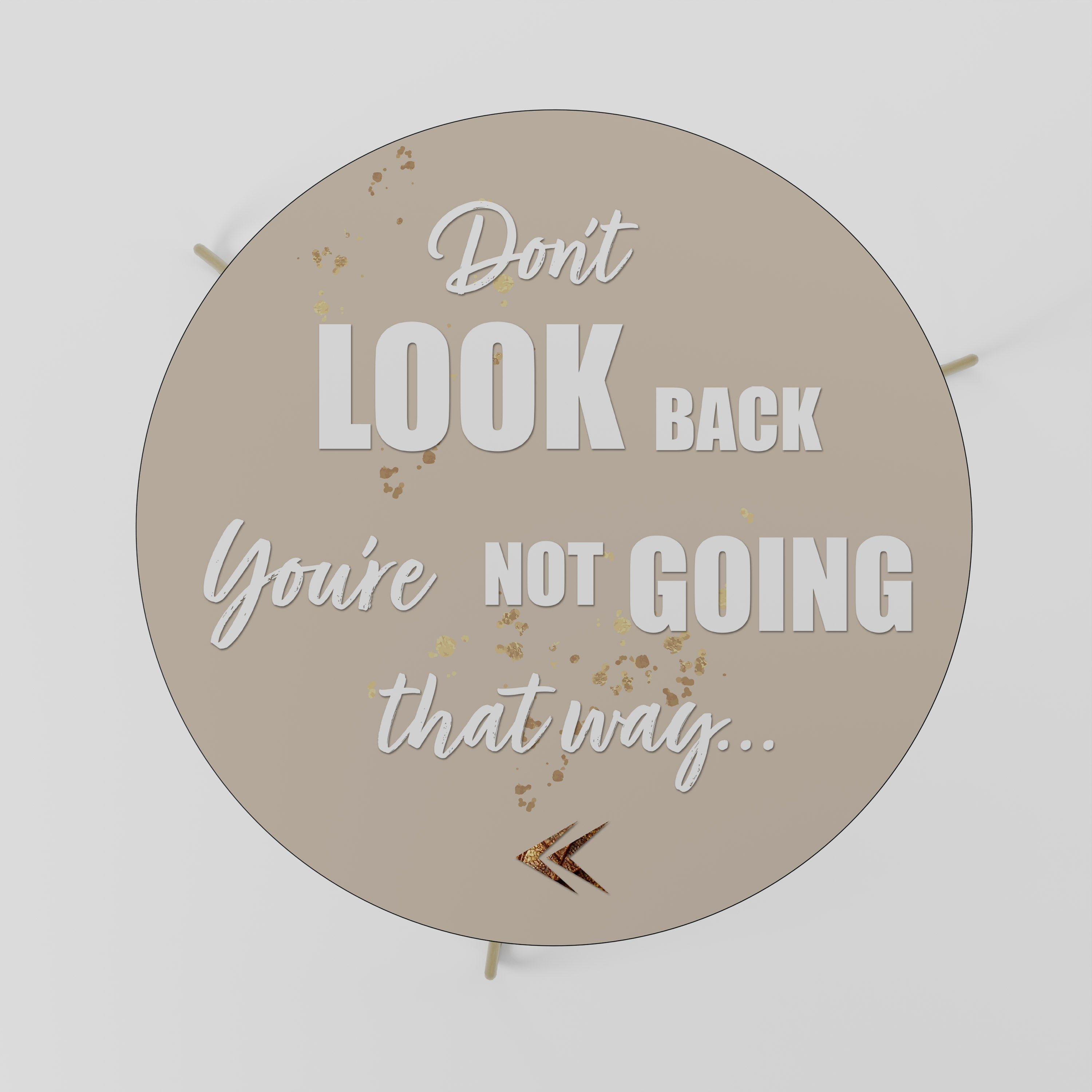 AVANCEZ COURAGEUSEMENT Table basse 69