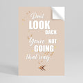 MOVE FORWARD BRAVELY Peel and Stick Vertical Poster