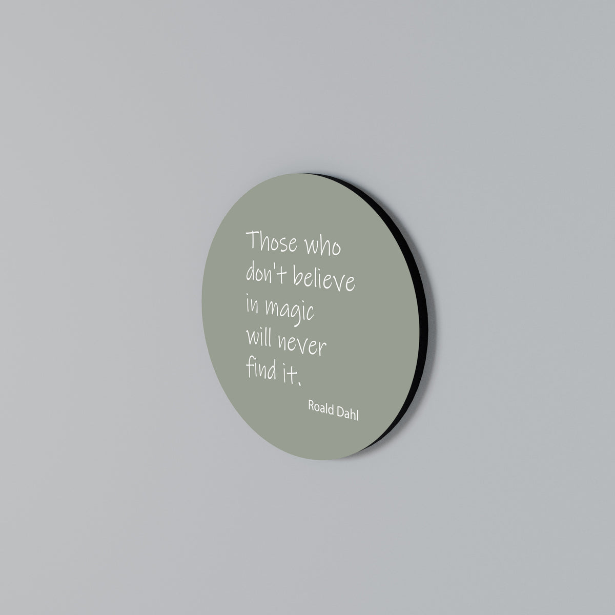 MAGIC OF BELIEF Round Wall Art