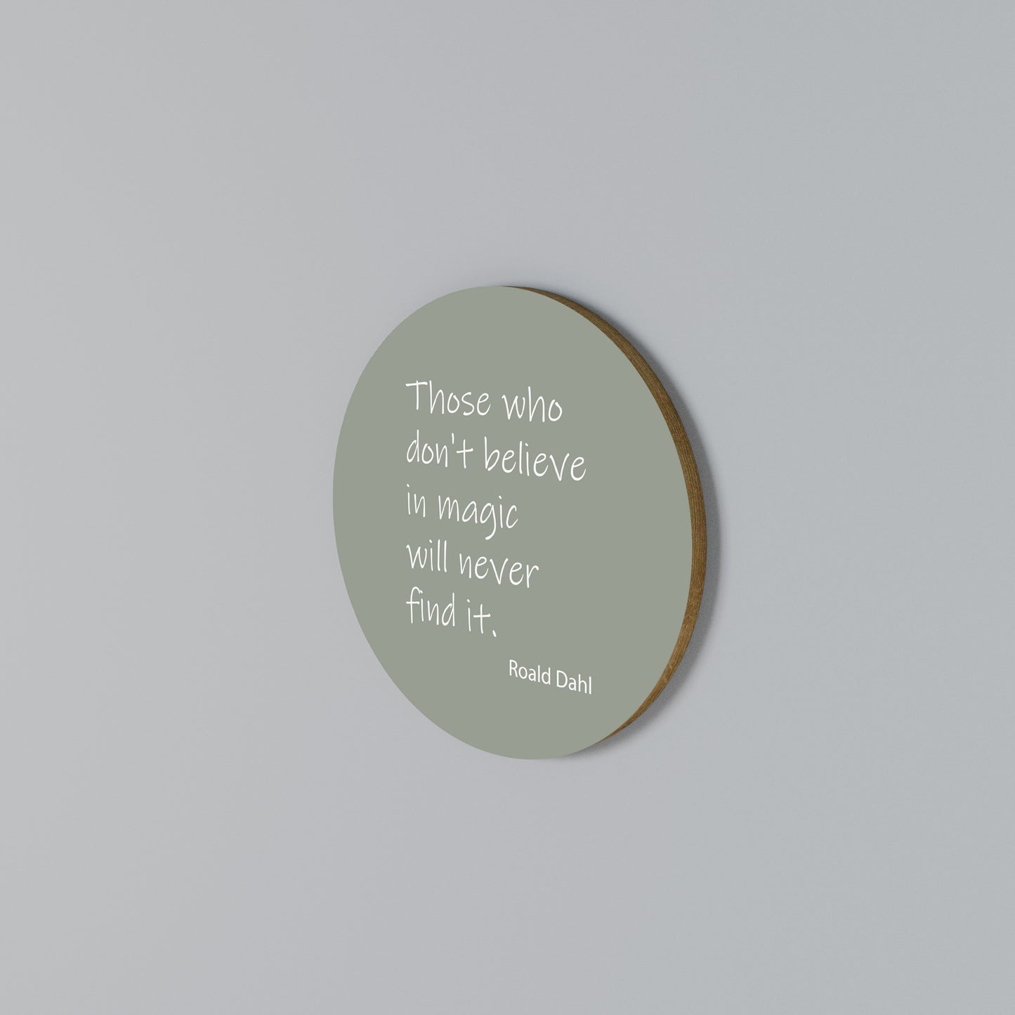 MAGIC OF BELIEF Round Wall Art