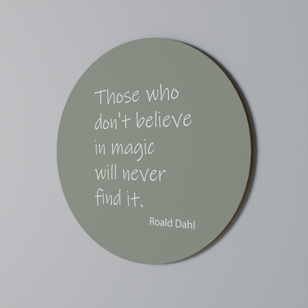 MAGIE DE LA CROYANCE Art mural rond