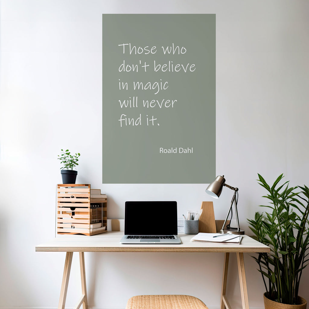 Affiche verticale autocollante MAGIC OF BELIEF