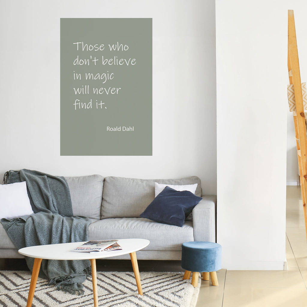 Affiche verticale autocollante MAGIC OF BELIEF