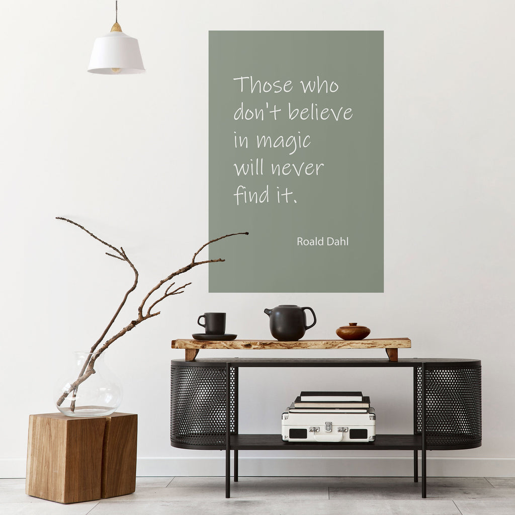 Affiche verticale autocollante MAGIC OF BELIEF