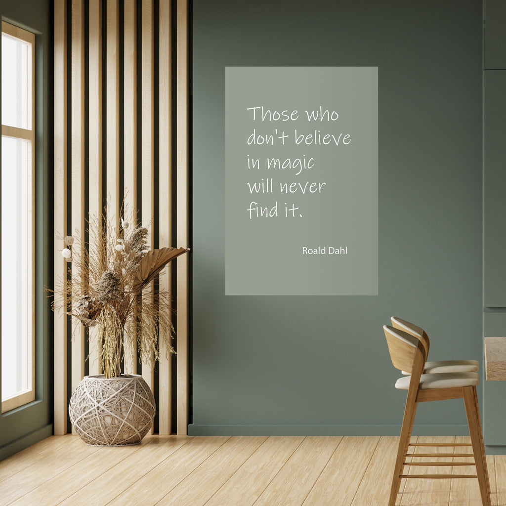 Affiche verticale autocollante MAGIC OF BELIEF