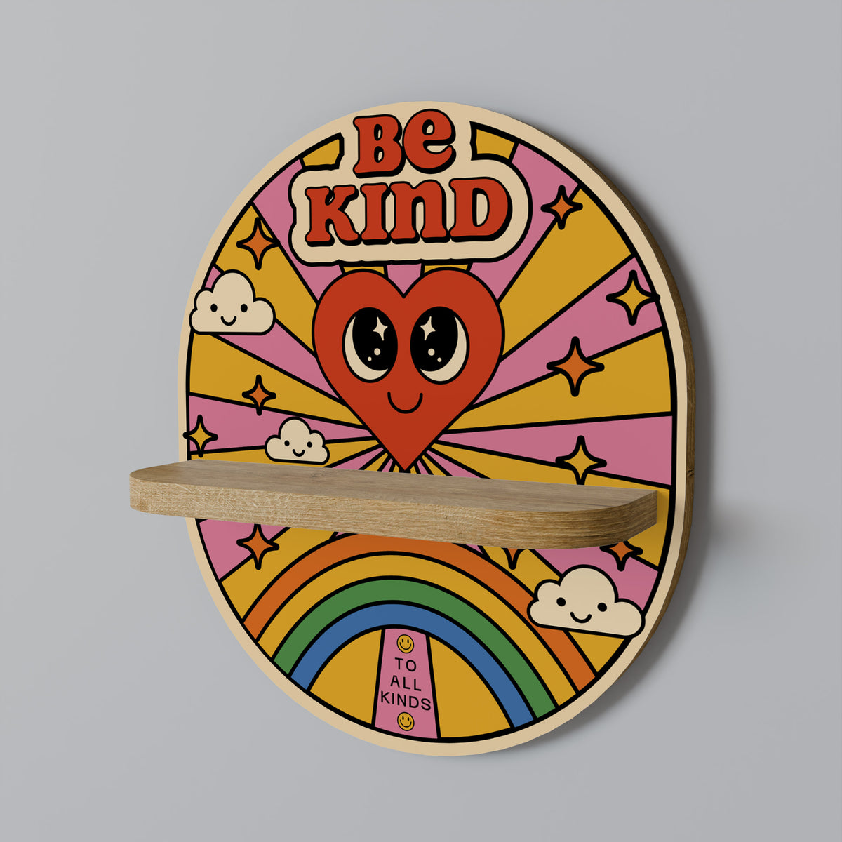 BE KIND Art Shelf