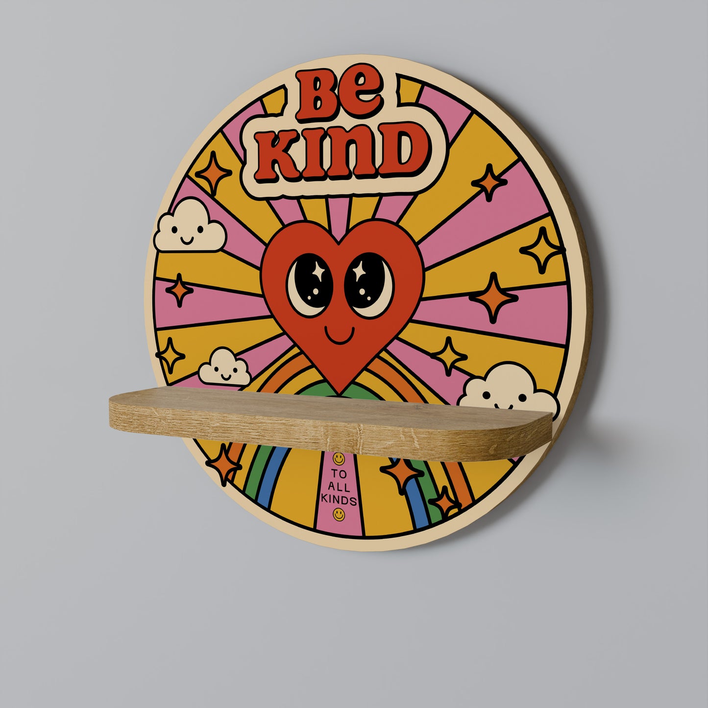 BE KIND Art Shelf