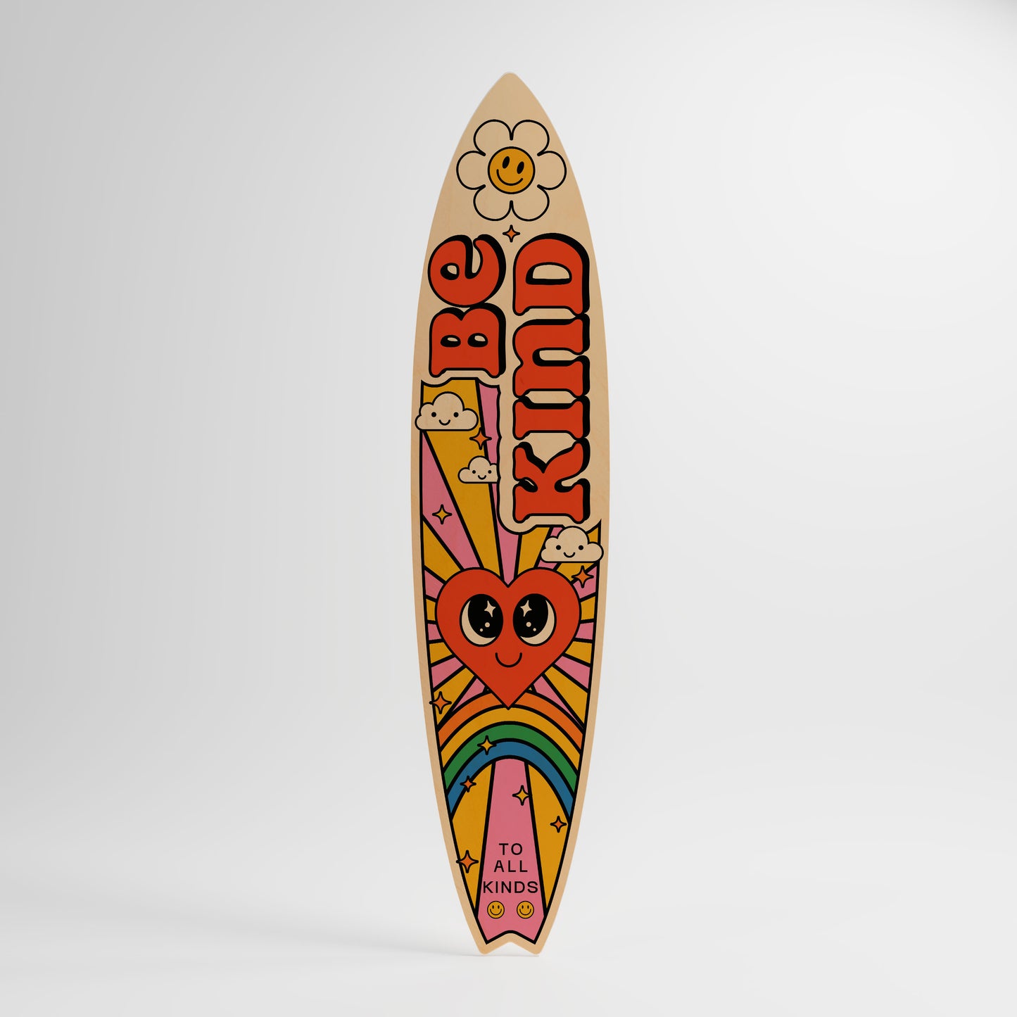 BE KIND Surfboard Decorative Panel