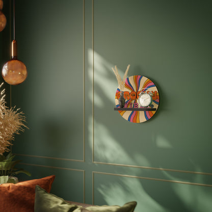 RADIANT GROOVY VIBES Art Shelf