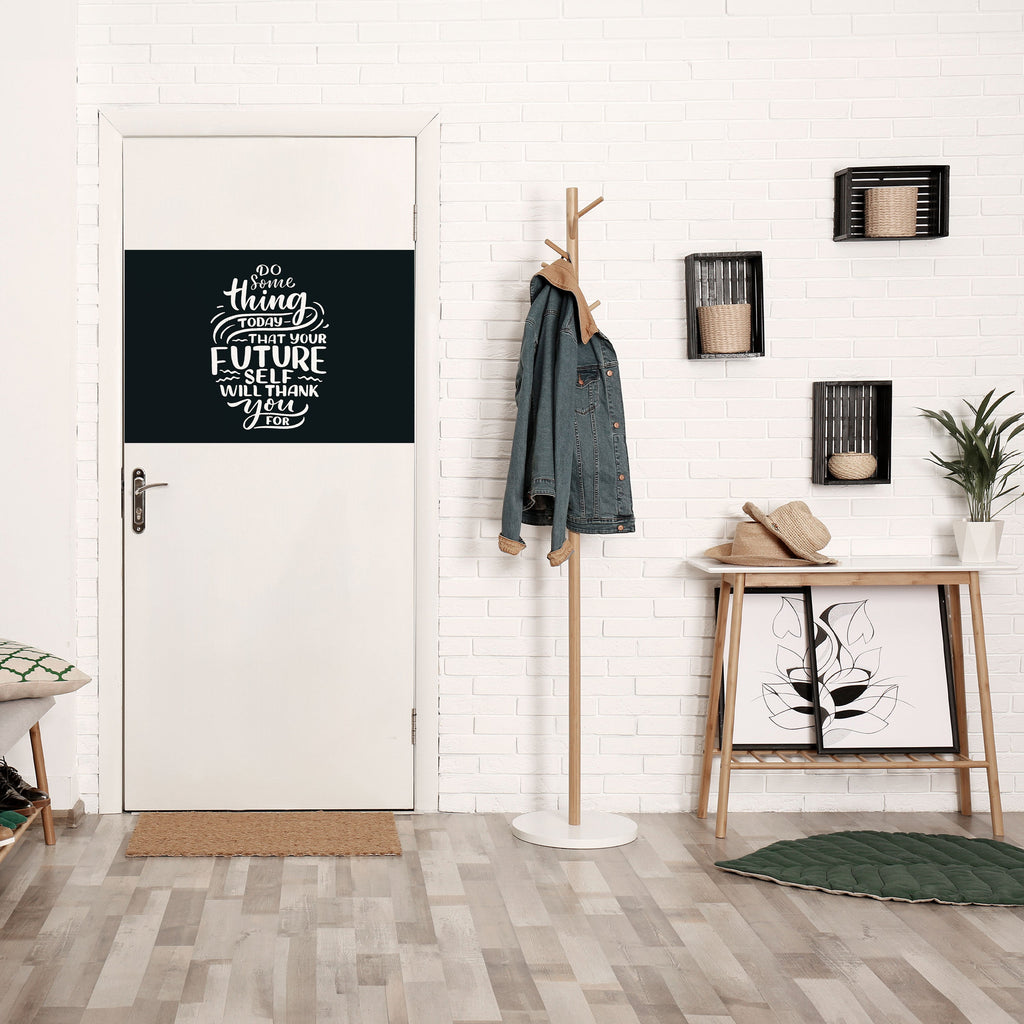 Affiche horizontale autocollante FAITES QUELQUE CHOSE AUJOURD'HUI