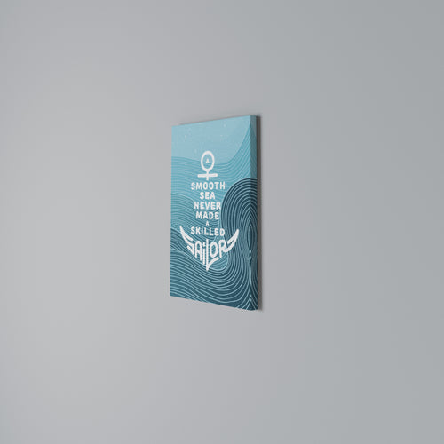 SKILLED SAILOR Vertical Canvas Print