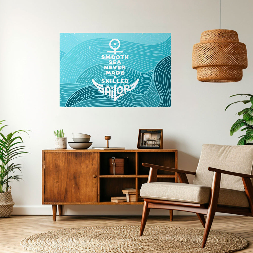 Affiche horizontale autocollante « MATELOT QUALIFIÉ »