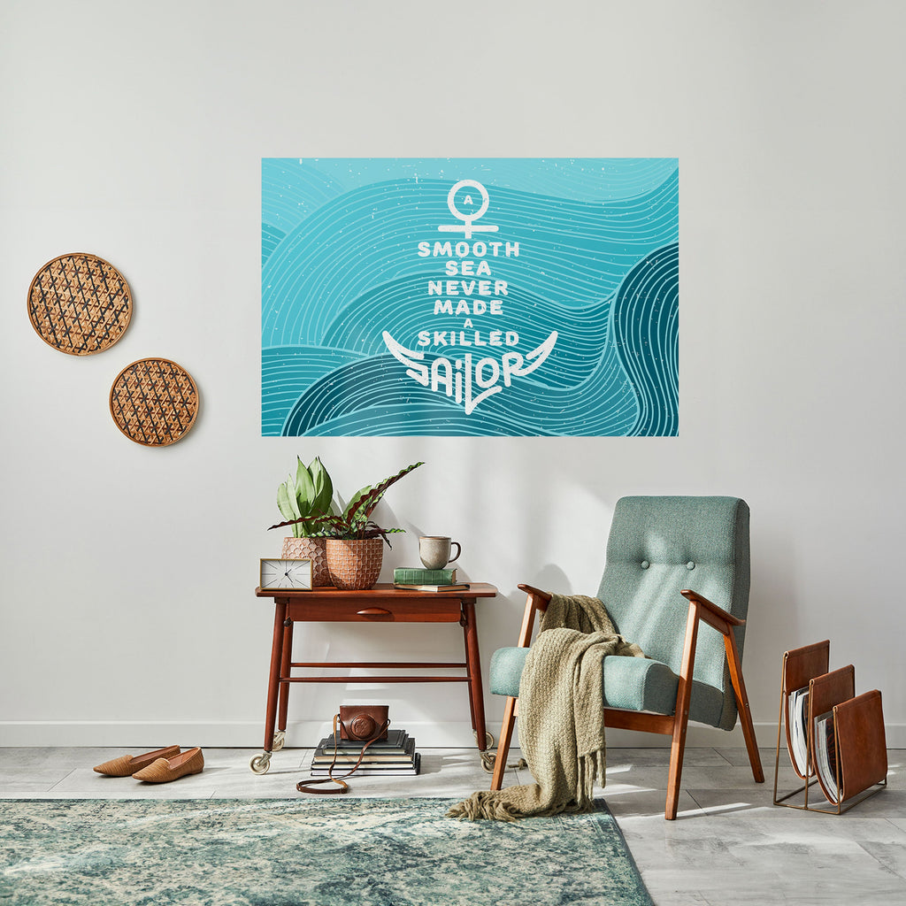 Affiche horizontale autocollante « MATELOT QUALIFIÉ »