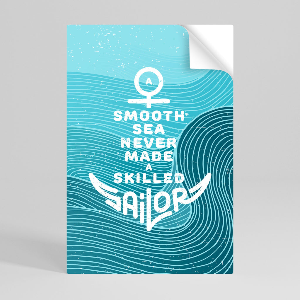 Affiche verticale autocollante « MATELOT QUALIFIÉ »