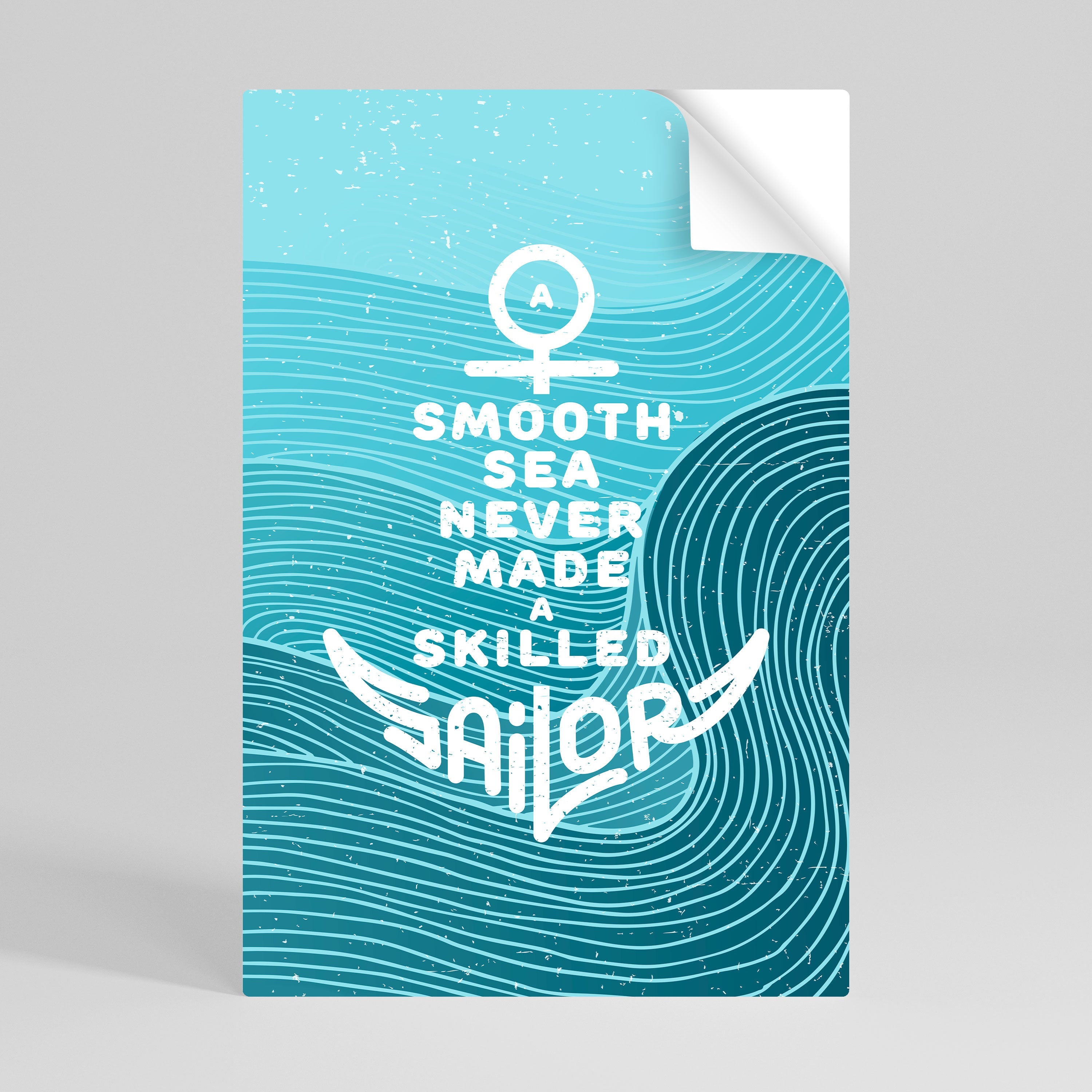 Affiche verticale autocollante « MATELOT QUALIFIÉ »