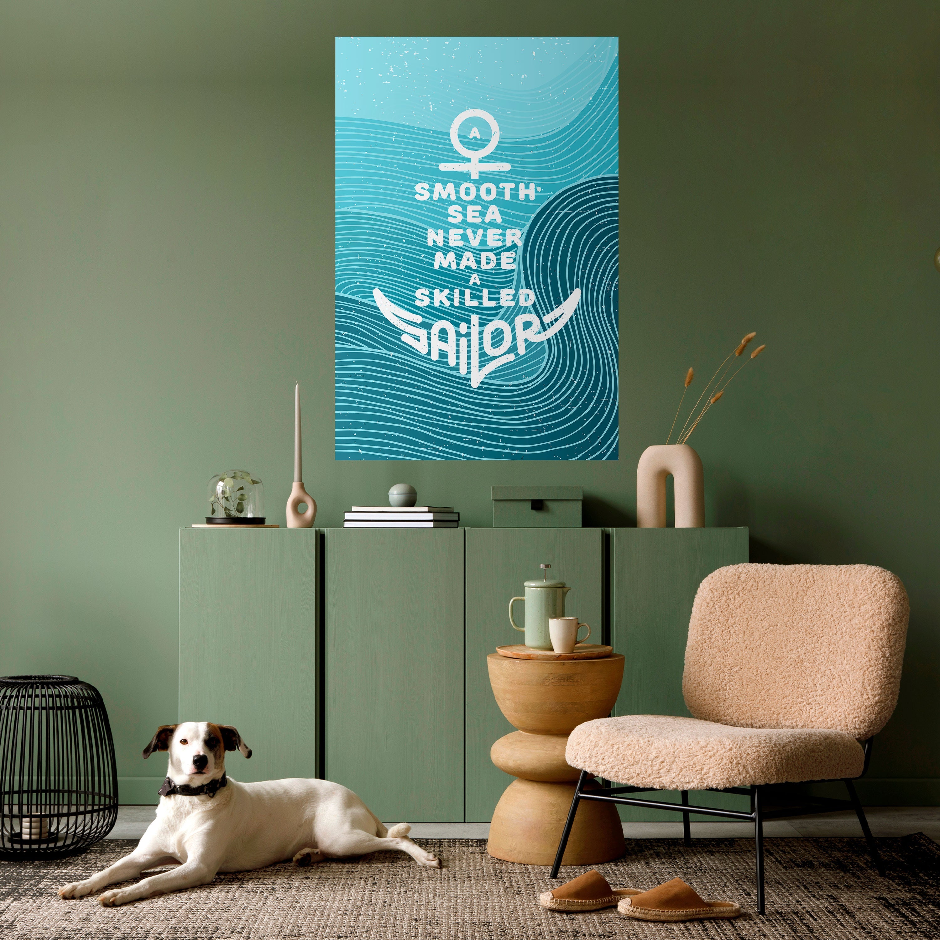 Affiche verticale autocollante « MATELOT QUALIFIÉ »