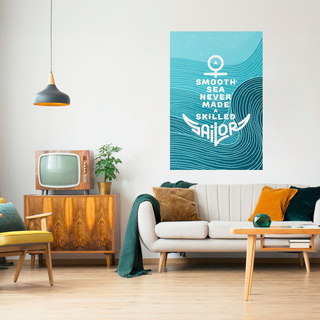 Affiche verticale autocollante « MATELOT QUALIFIÉ »