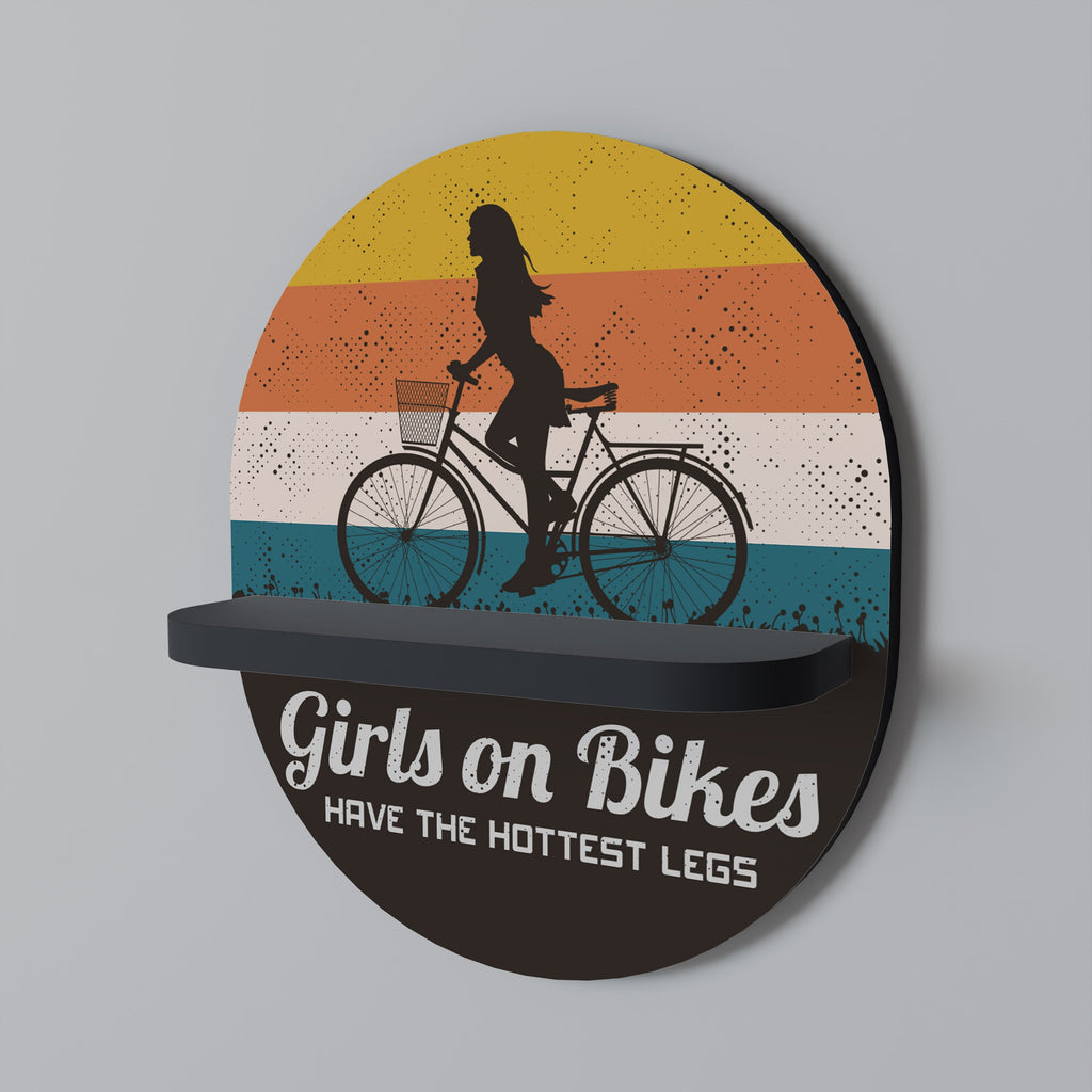 Étagère d'art ovale THE HOTTEST LEGS en finition noire