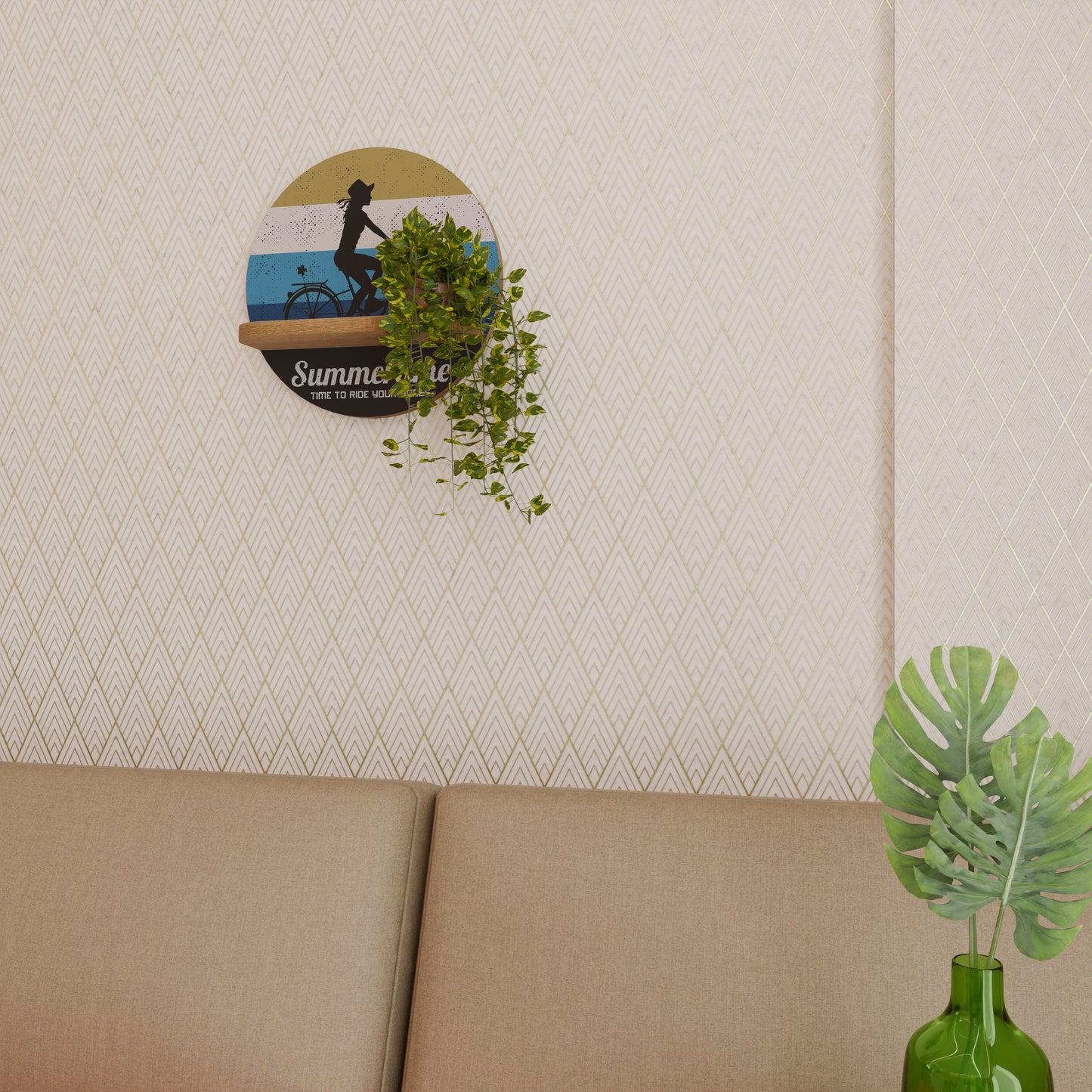 SUMMERTIME Art Shelf