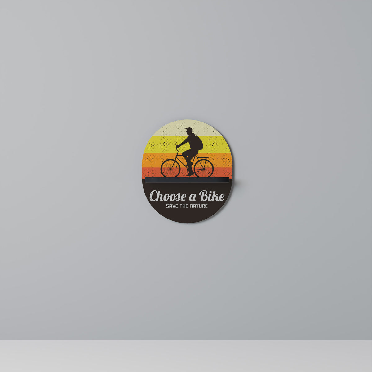 CHOOSE A BIKE Art Shelf