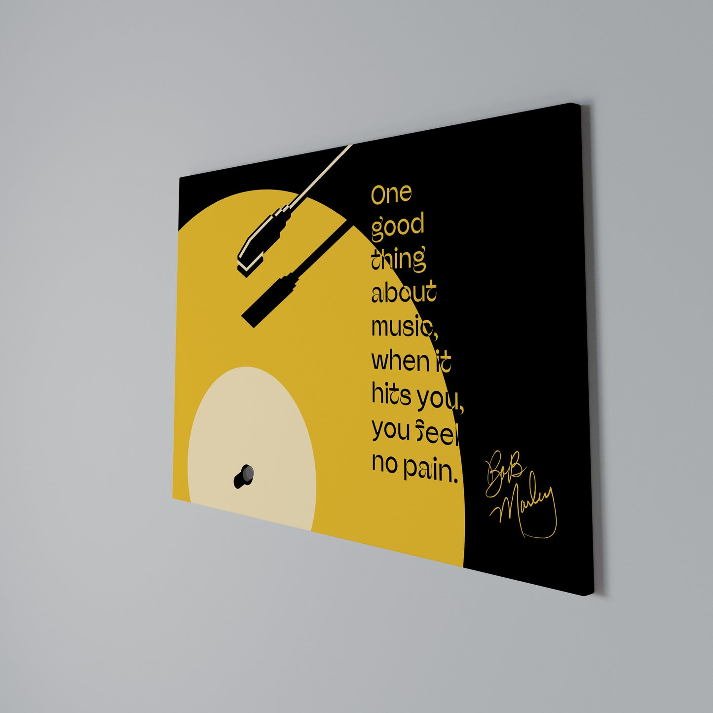 MUSIC - NO PAIN Horizontal Canvas Print