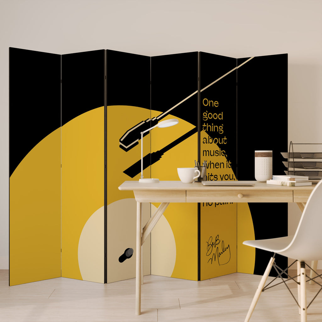 MUSIQUE - NO PAIN Paravent décoratif à 6 panneaux