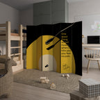 MUSIC - NO PAIN 6-Panel Room Divider