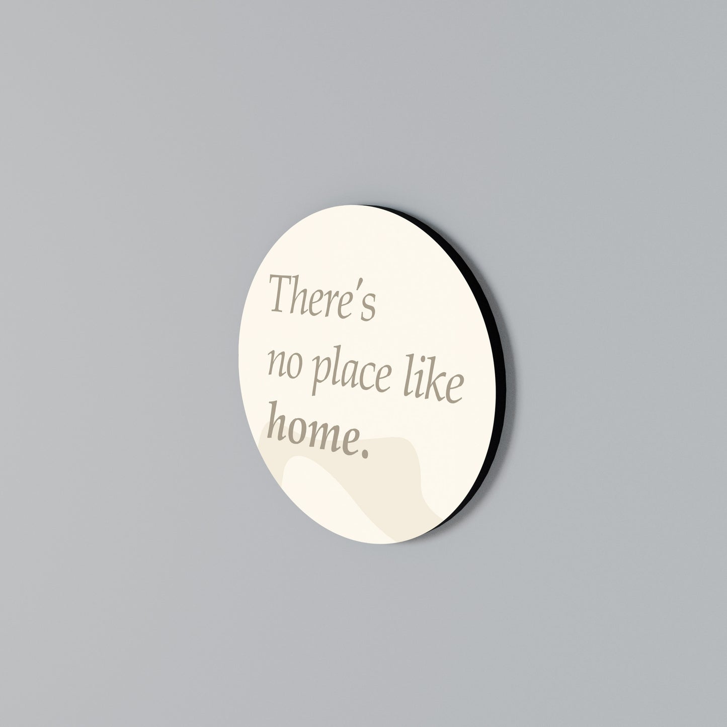 COMFORT ZONE Round Wall Art