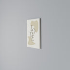 LOVE IN FORM Vertical Canvas Print