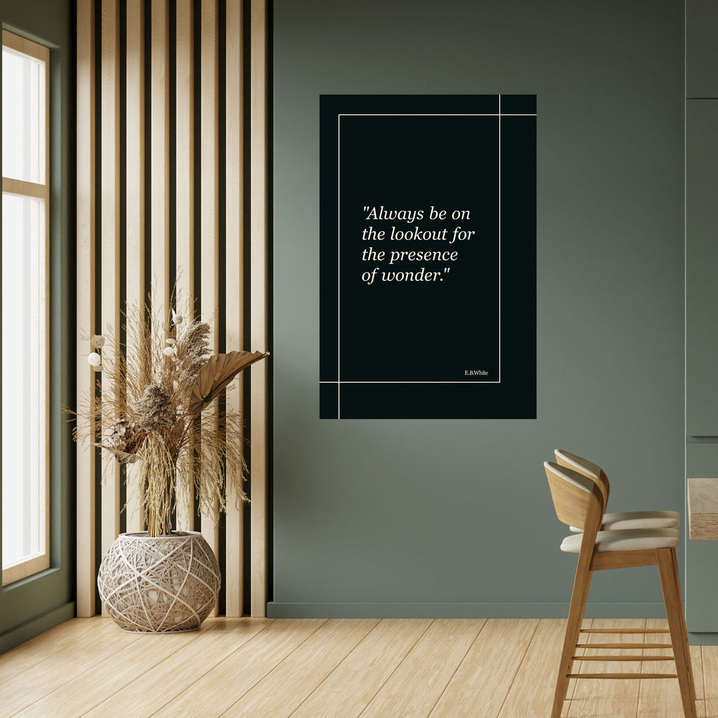 Affiche verticale autocollante WONDERS DÉVOILÉES