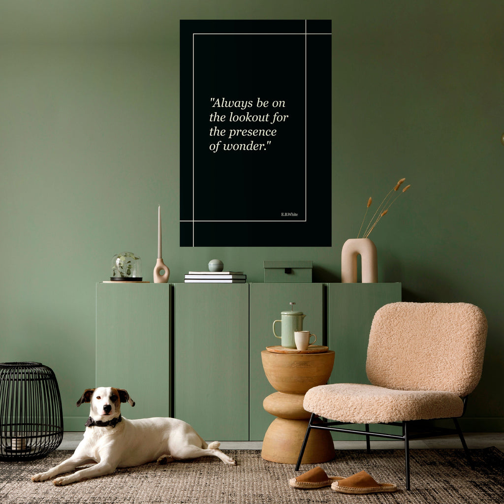 Affiche verticale autocollante WONDERS DÉVOILÉES