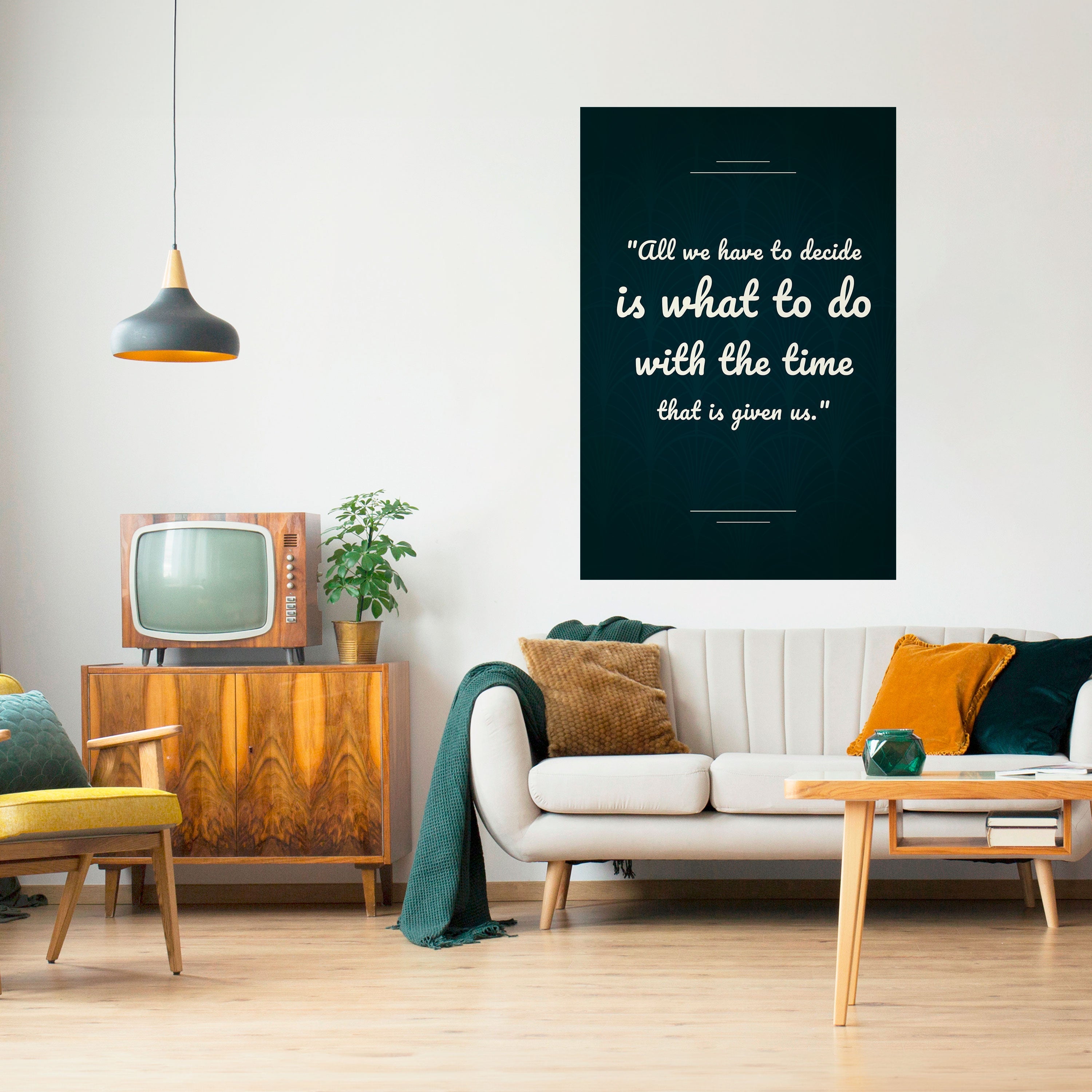 Affiche verticale autocollante DÉCISIONS INSTANTANÉES