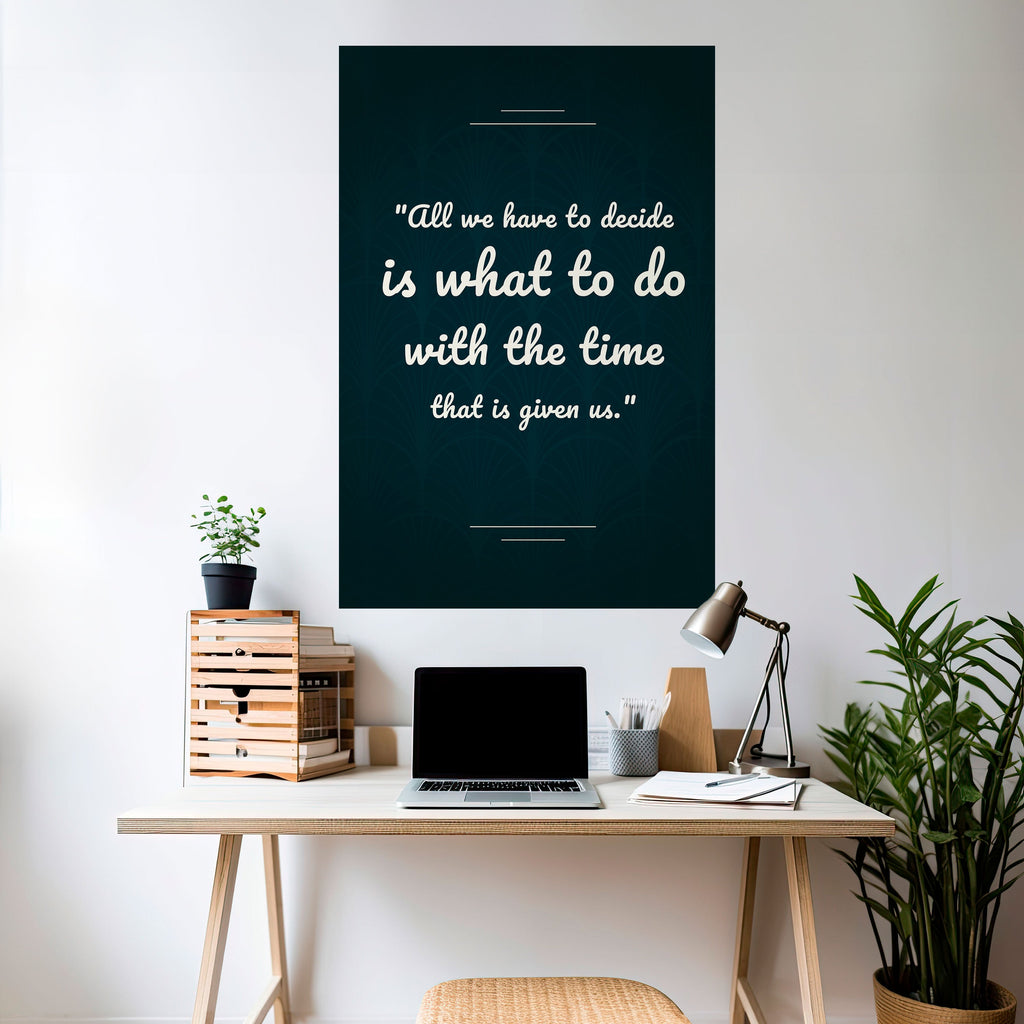 Affiche verticale autocollante DÉCISIONS INSTANTANÉES