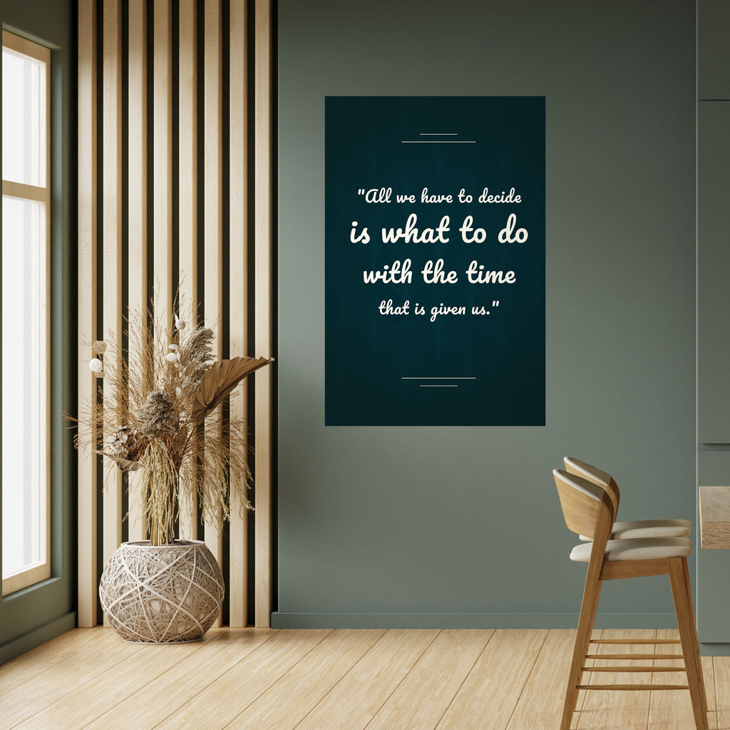 Affiche verticale autocollante DÉCISIONS INSTANTANÉES