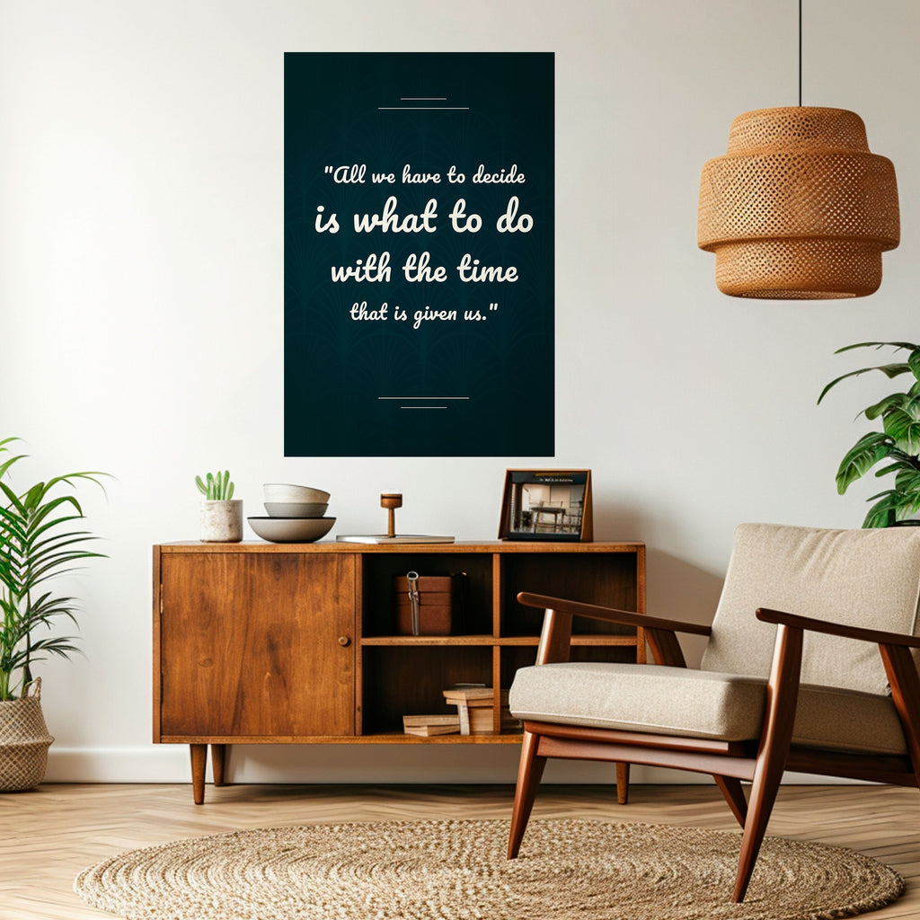 Affiche verticale autocollante DÉCISIONS INSTANTANÉES