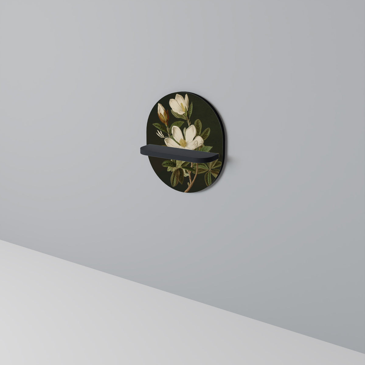 FLORAL NOIR Art Shelf