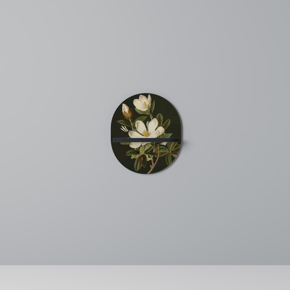 FLORAL NOIR Art Shelf