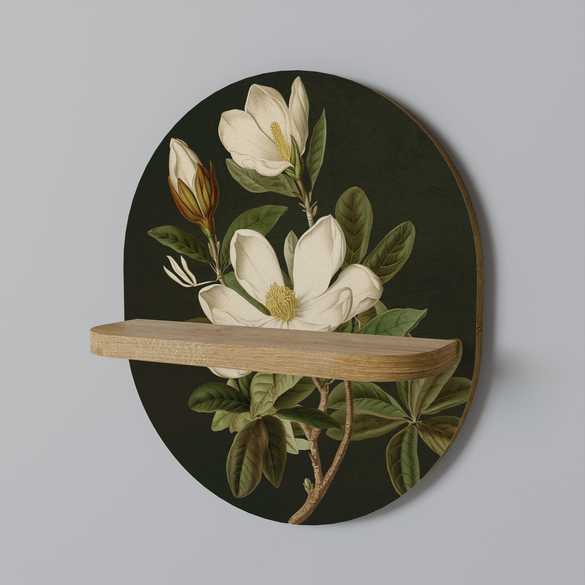FLORAL NOIR Art Shelf