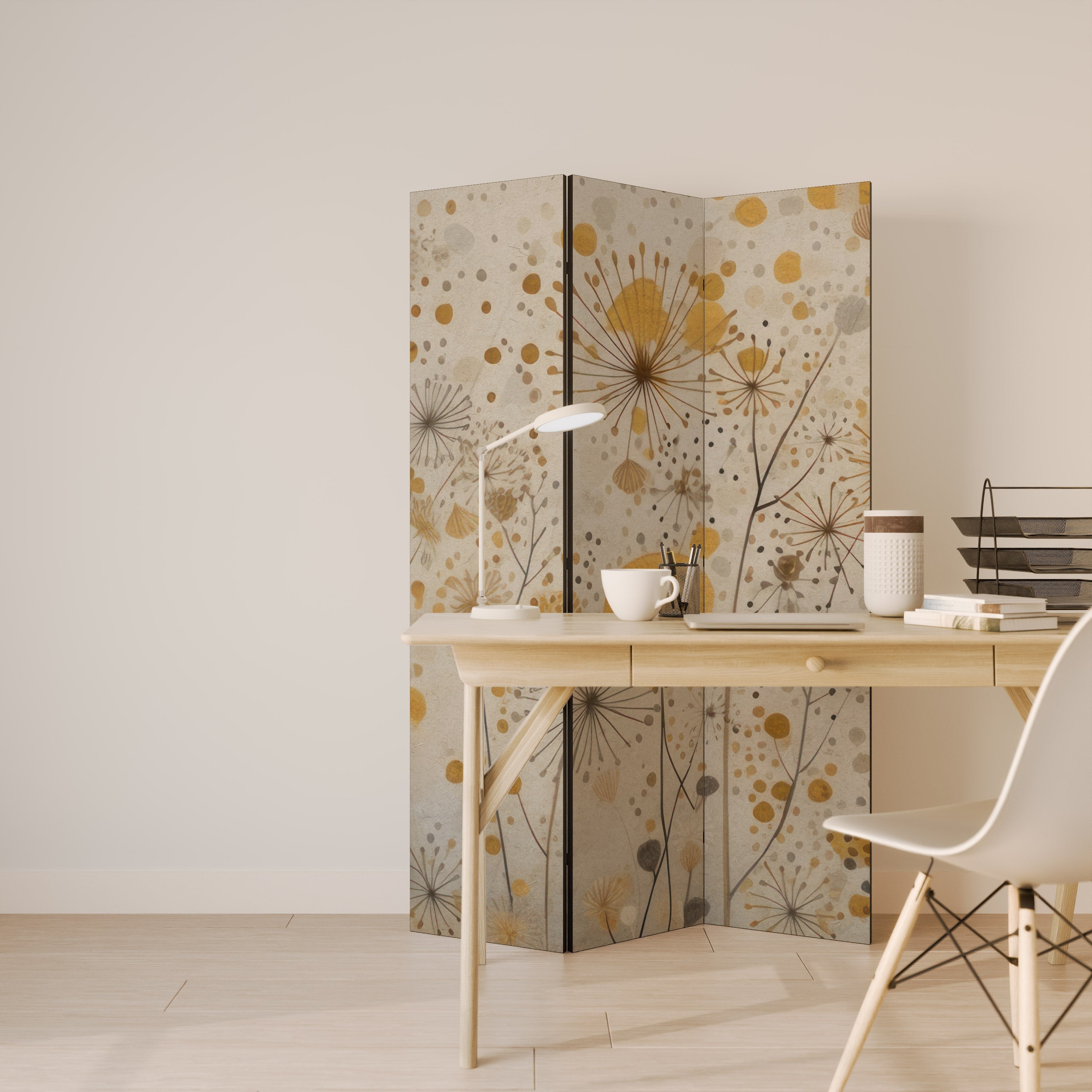 Paravent décoratif à 3 panneaux MORNING GLADE