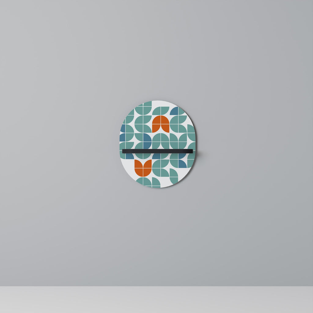 Étagère d'art ovale BE THE CHANGE en finition noire