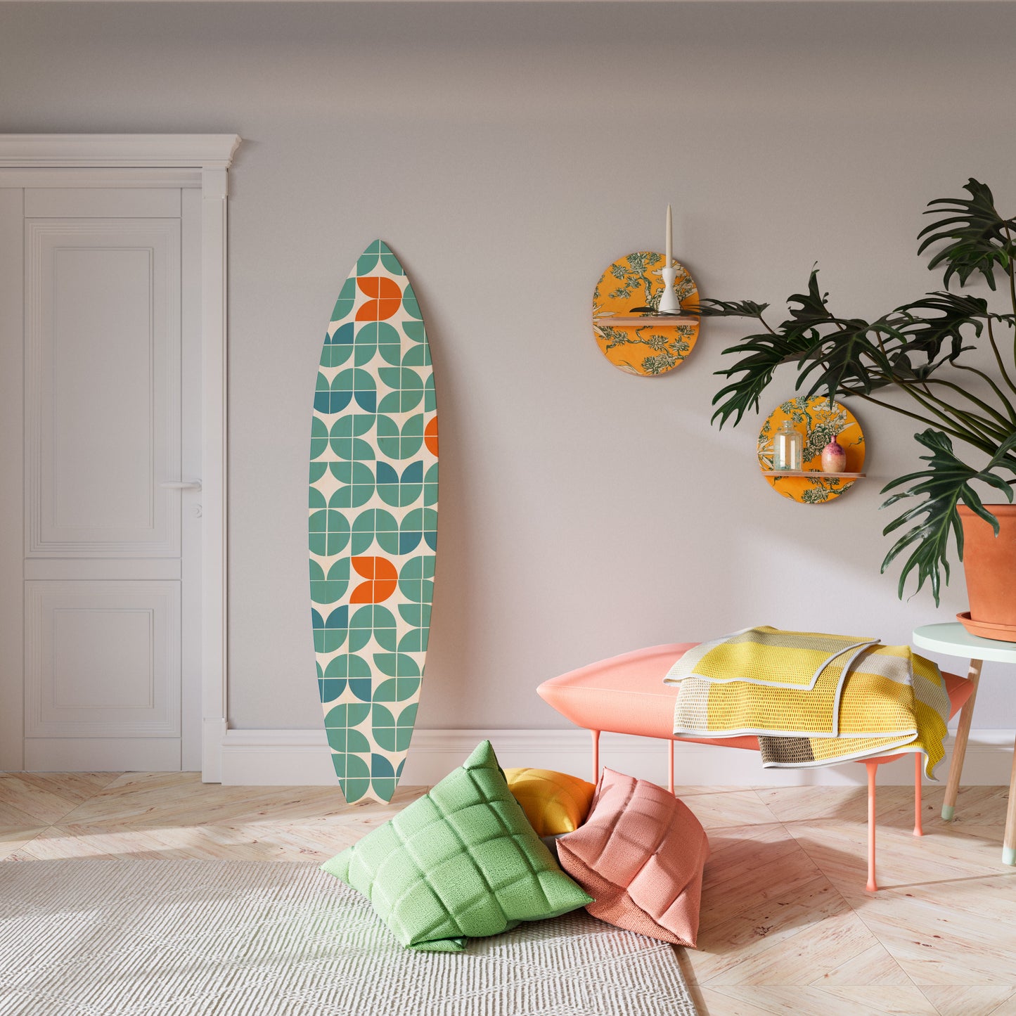 BE THE CHANGE Surfboard Decorative Panel