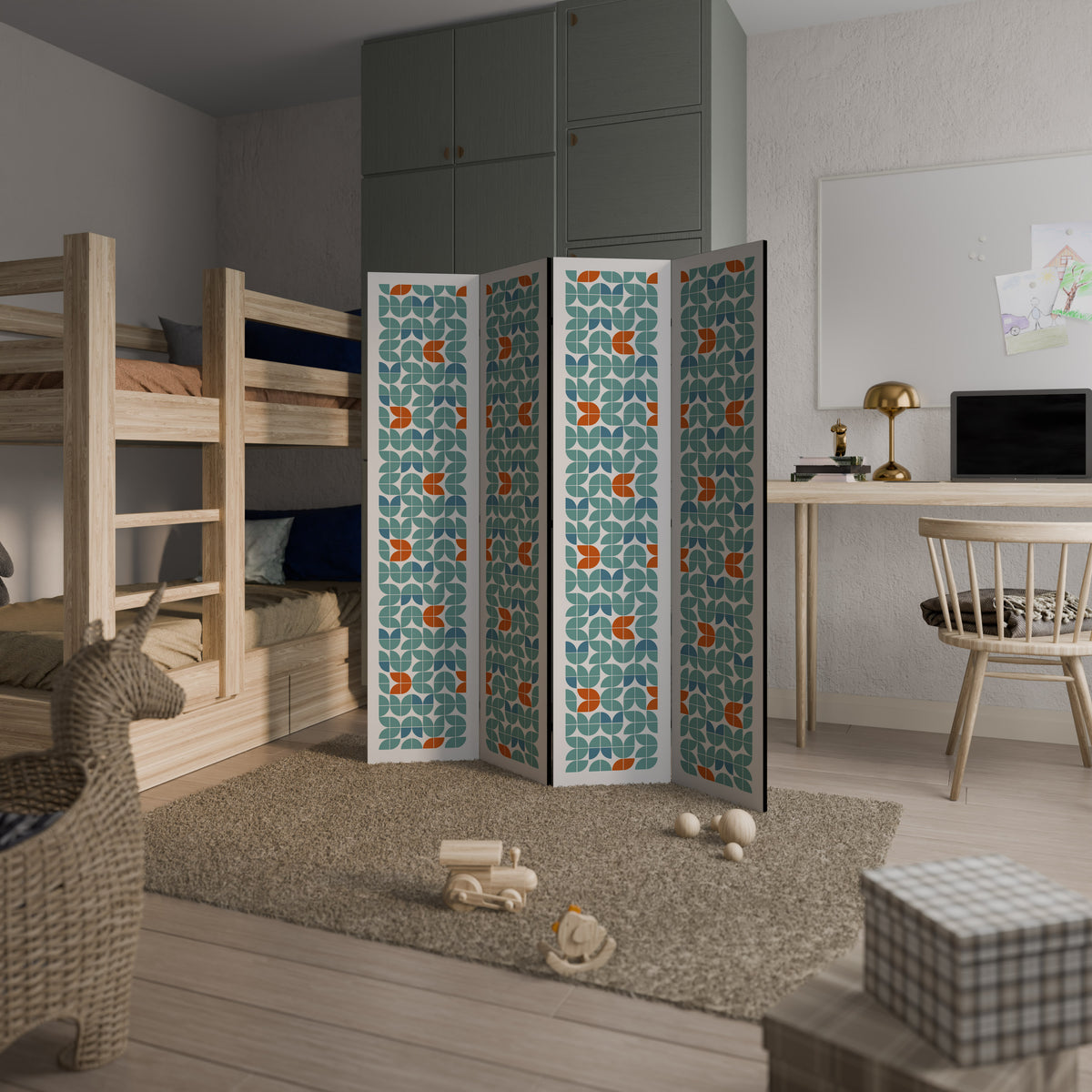 BE THE CHANGE 4-Panel Room Divider