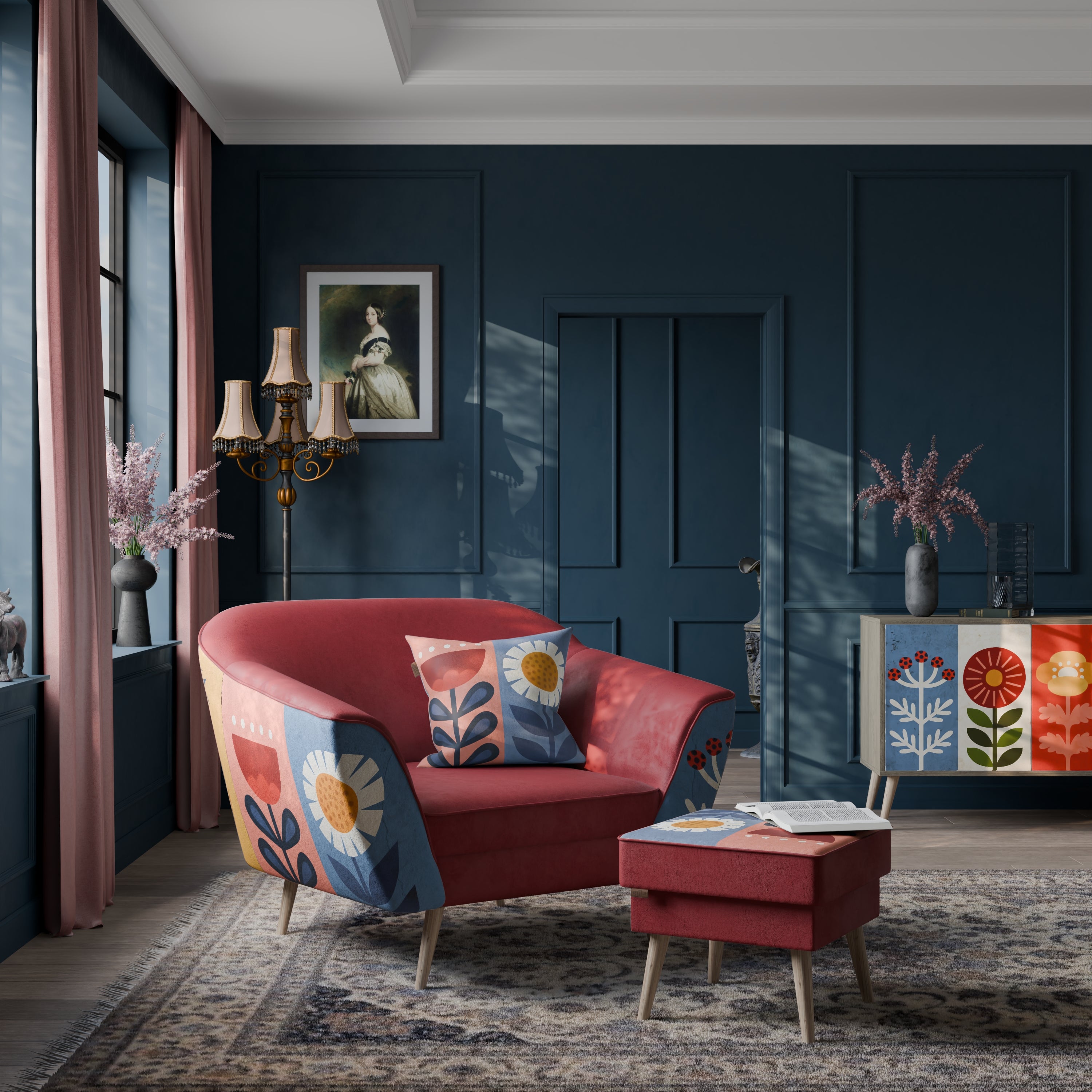 SCANDIC FLOWERET AURORA Armchair