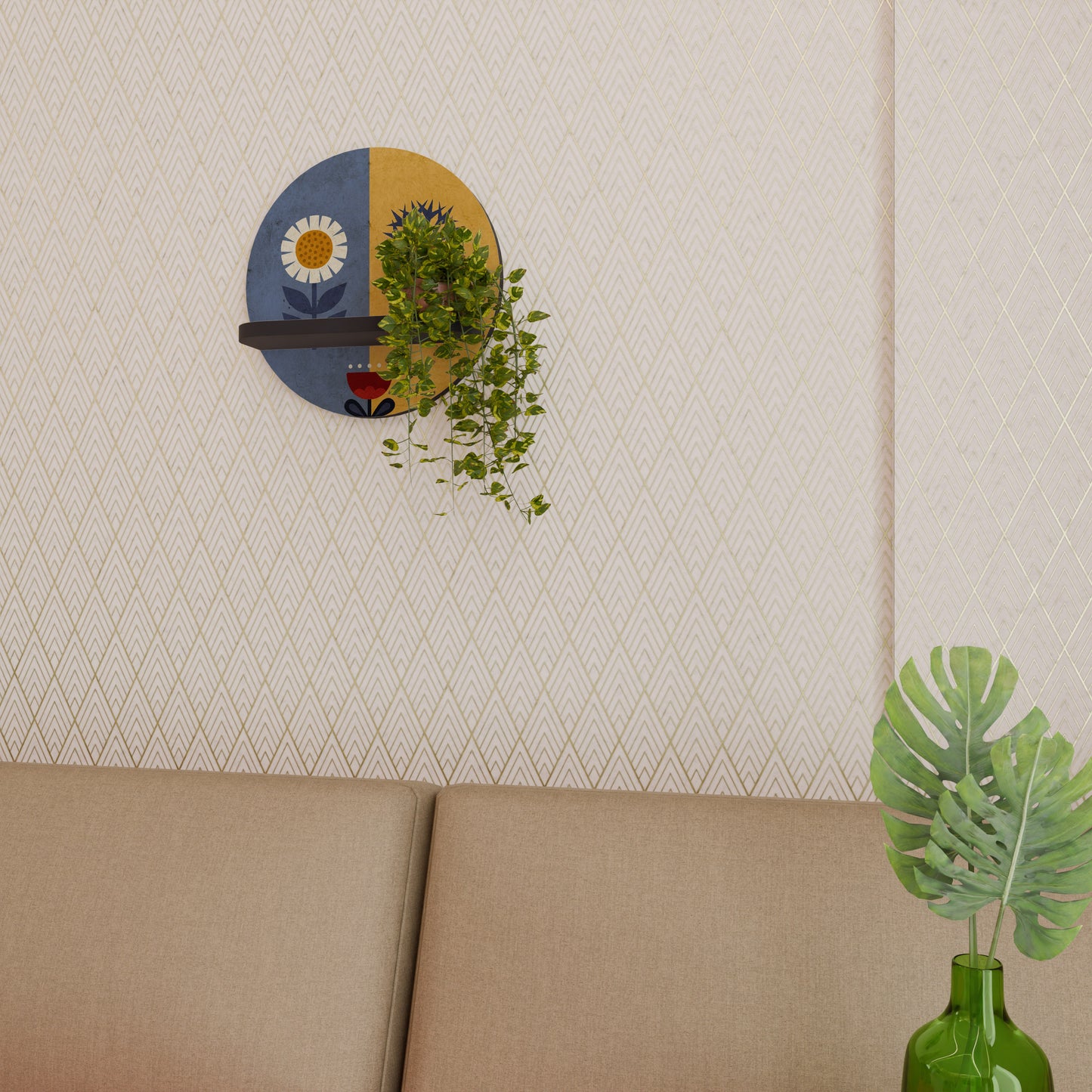 SCANDIC FLORET Art Shelf