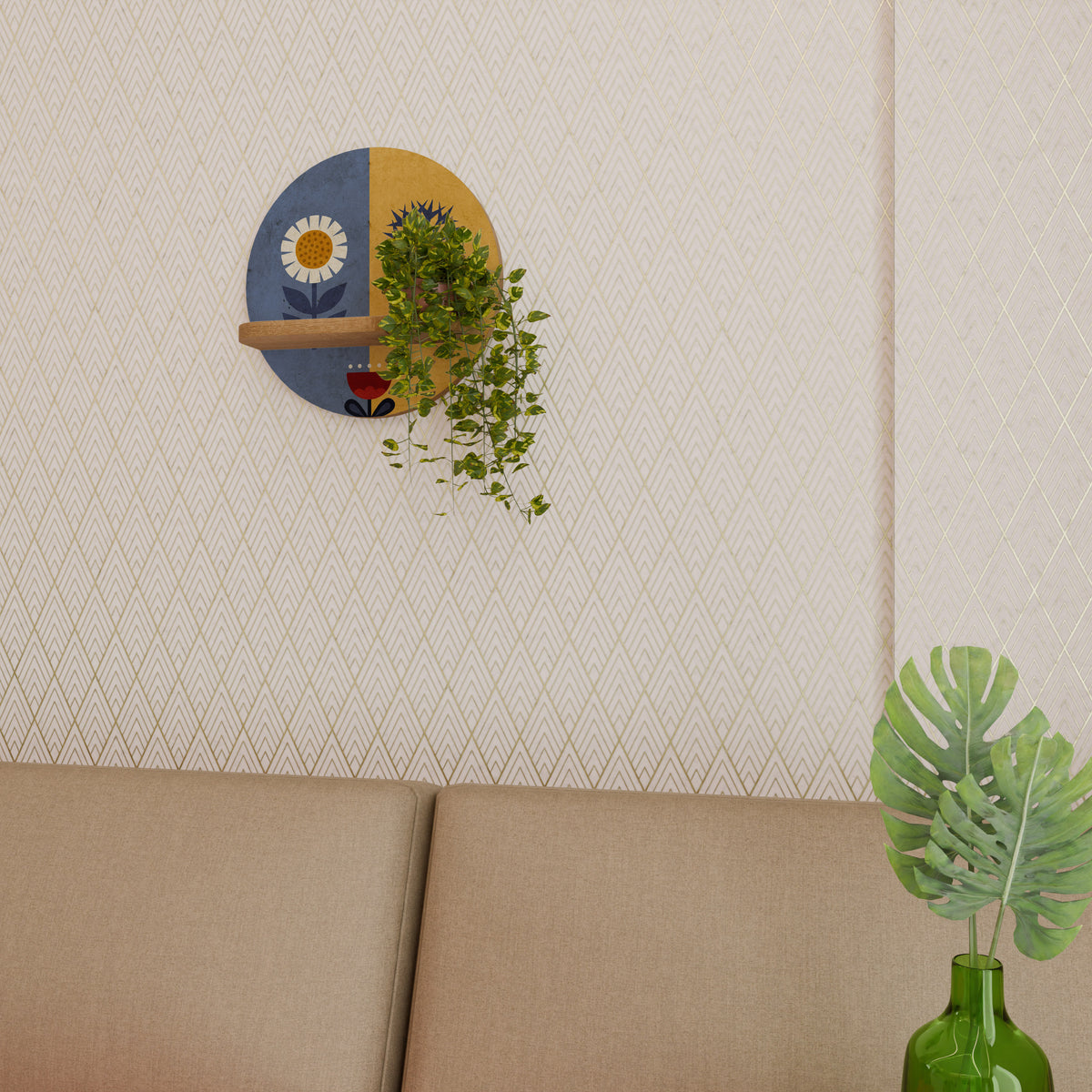 SCANDIC FLORET Art Shelf