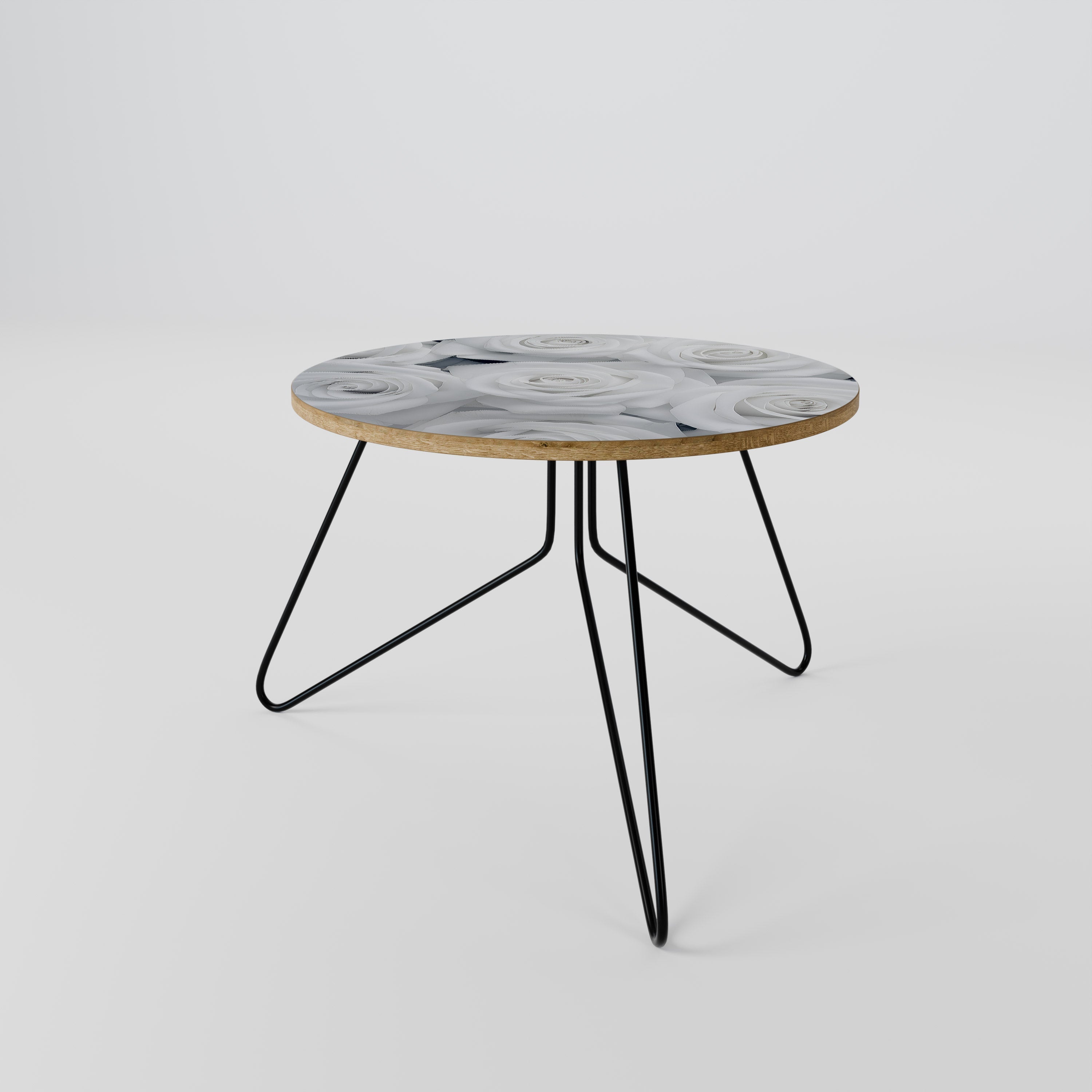 Table basse ÉLÉGANCE EN BLANC 60