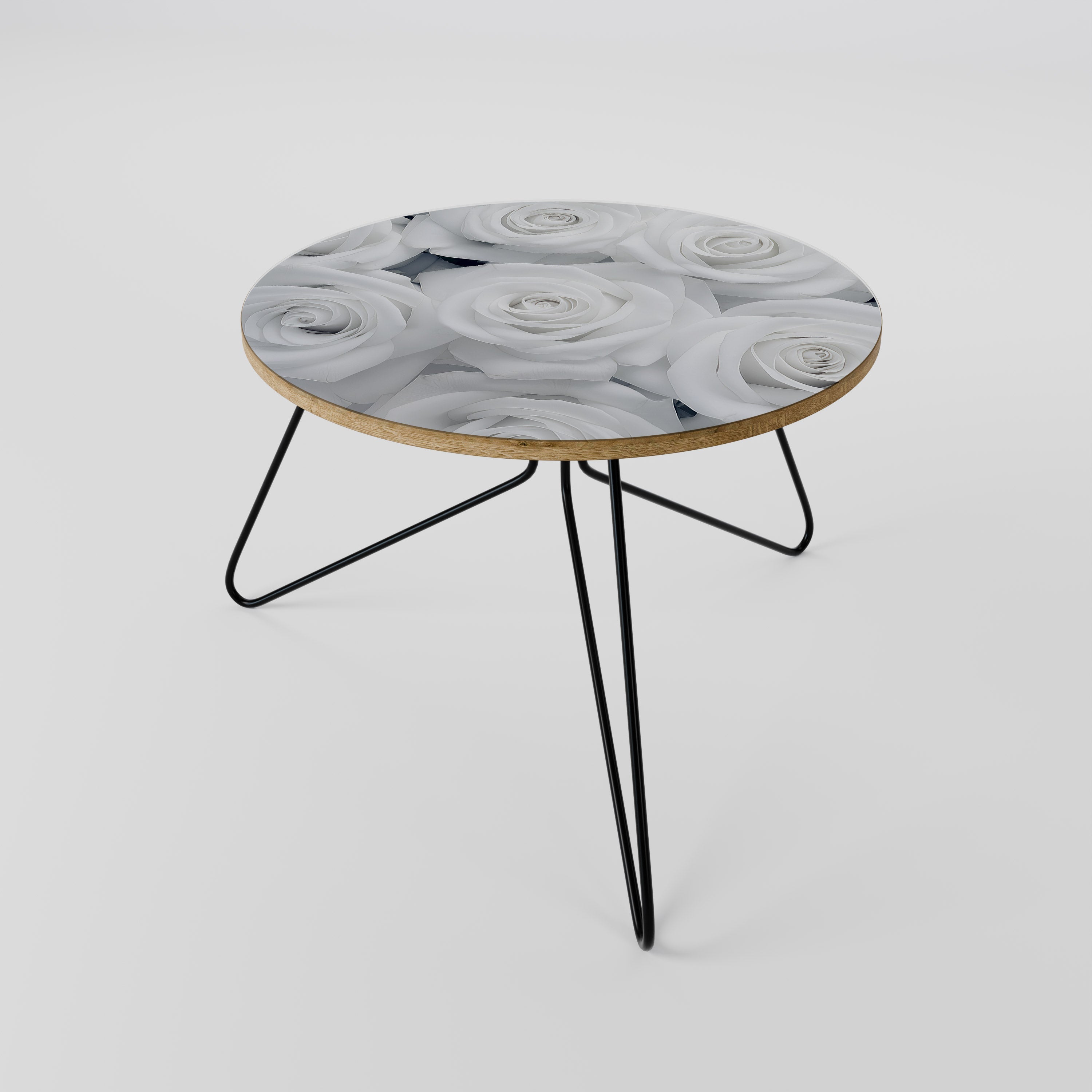 Table basse ÉLÉGANCE EN BLANC 60