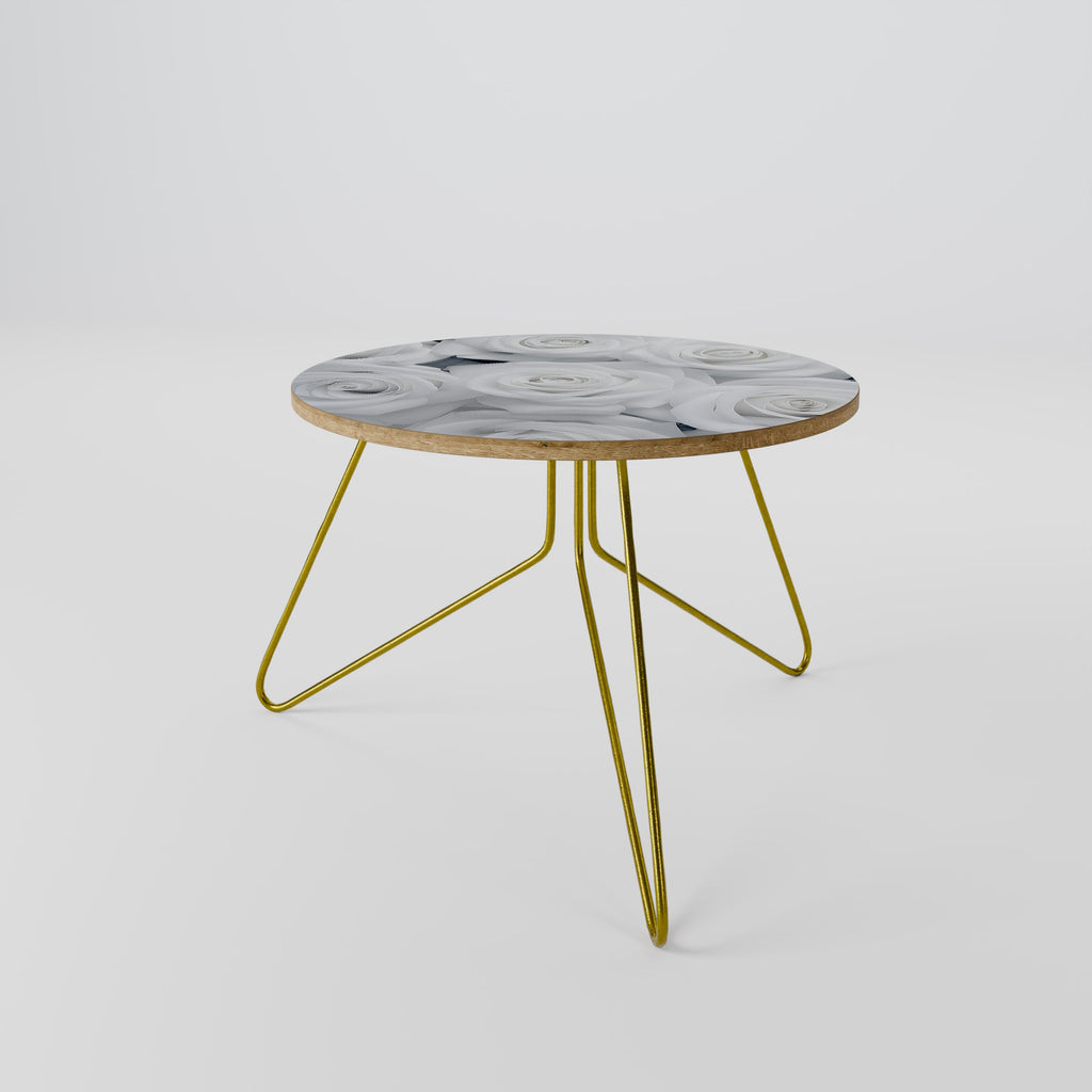 Table basse ÉLÉGANCE EN BLANC 60