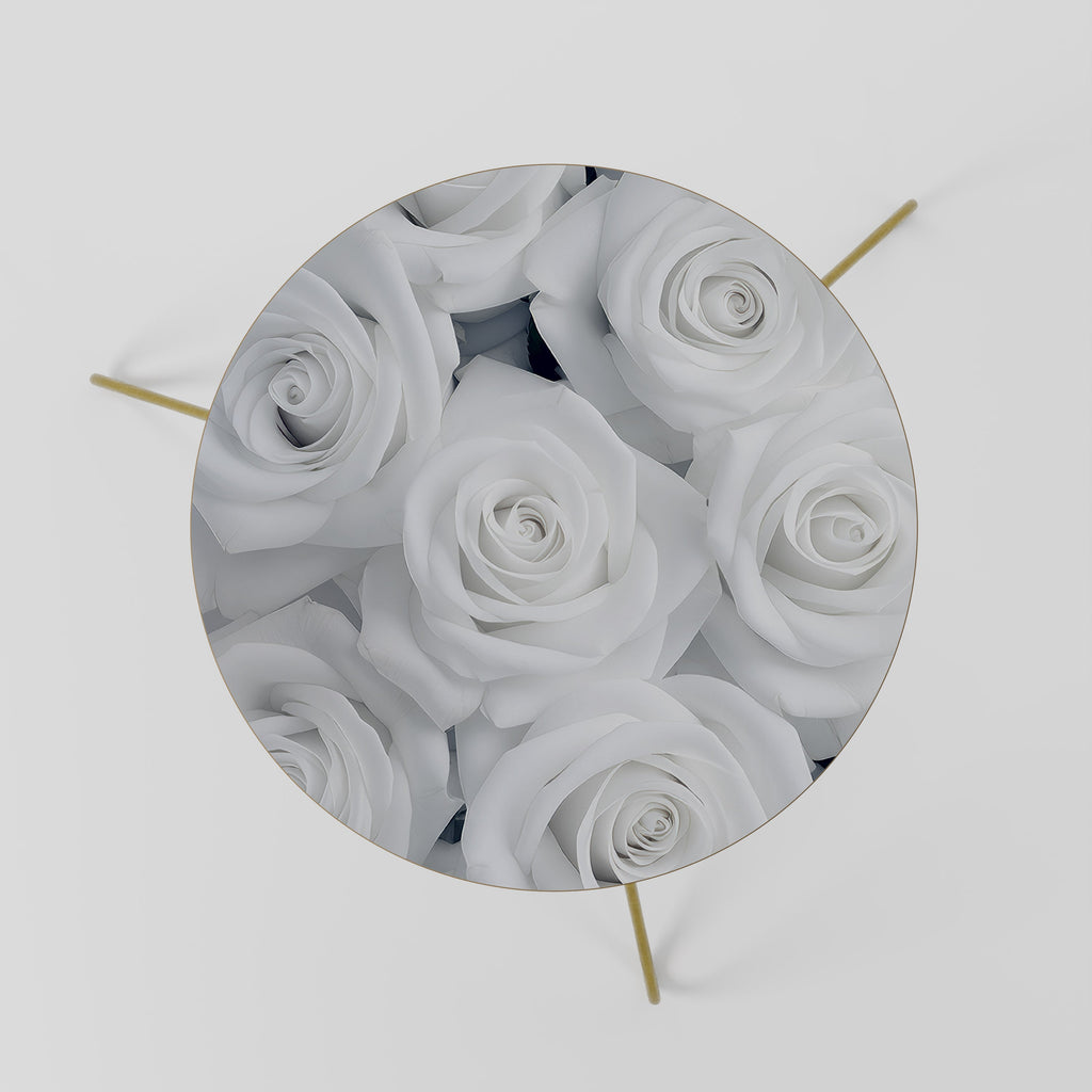 Table basse ÉLÉGANCE EN BLANC 60